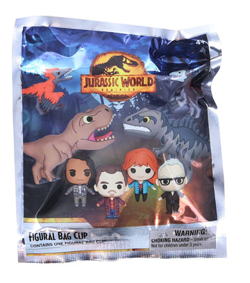 Jurassic World Blind Bag 3D Foam Bag Clip  One Random