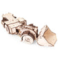 MoAZ-4075 Load-Haul-Dump Unit — Mechanical Wooden Model, 398 Pieces