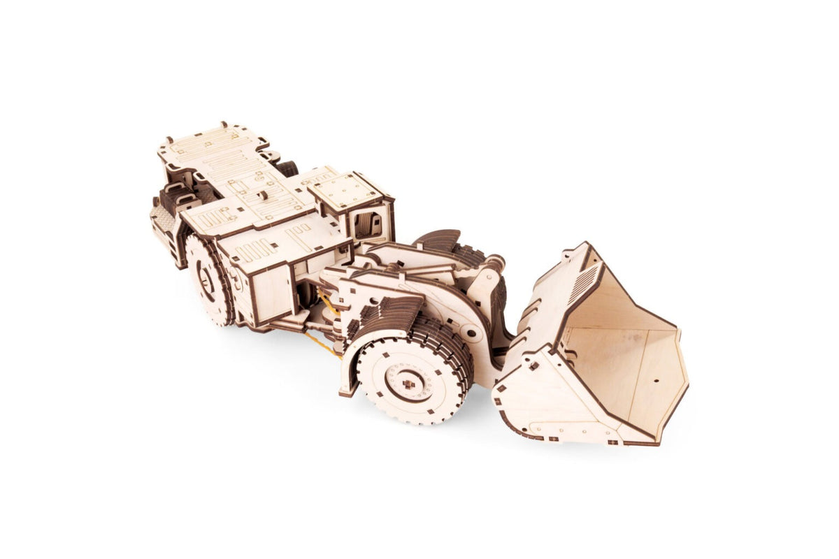 MoAZ-4075 Load-Haul-Dump Unit — Mechanical Wooden Model, 398 Pieces