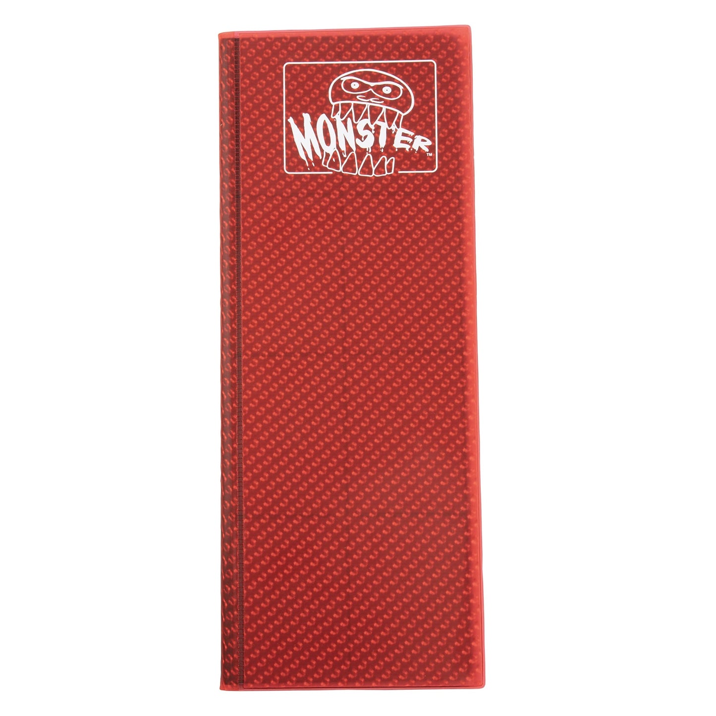 Monster Tower Binder - Holofoil Red Album, Anti-Theft & Anti-Drop Tcg Protection W Side Loading Padded Pockets, Double Sided, Holds 320 Cards, For Sports, Gaming, Kpop, Gift