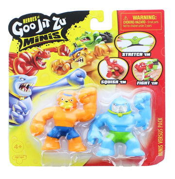 Heroes Of Goo Jit Zu Minis Versus Figure 2-Pack | Thrash Vs Tygor