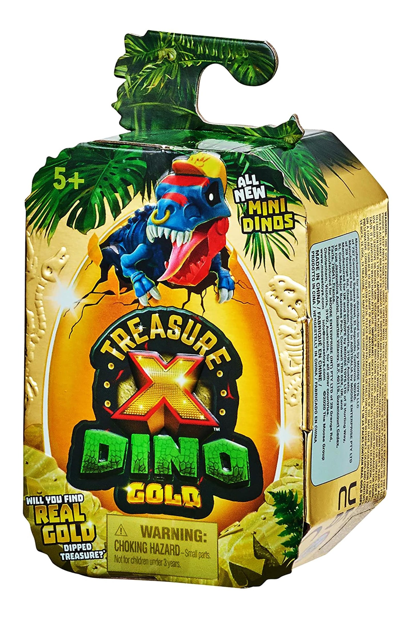 COBI Treasure X Mini Dino - DIN Gold, One Size, Plastic, Various Colours, Model 41637