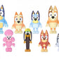 Bluey Family And Friends Figure 8-Pack: Articulated 2.5 Inch Action Figures; Bluey, Bingo, Bandit (Dad), Chilli (Mum), Coco, Snickers, Rusty And Muffin Official Collectable Toy