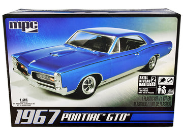 Skill 2 Model Kit 1967 Pontiac Gto 1/25 Scale Model By Mpc