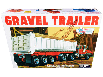 Skill 3 Model Kit Gravel Trailer 1/25 Scale Model By Mpc