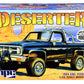 Skill 2 Model Kit 1984 Gmc Pickup Truck (Molded In White) ''Deserter'' 1/25 Scale Model By Mpc