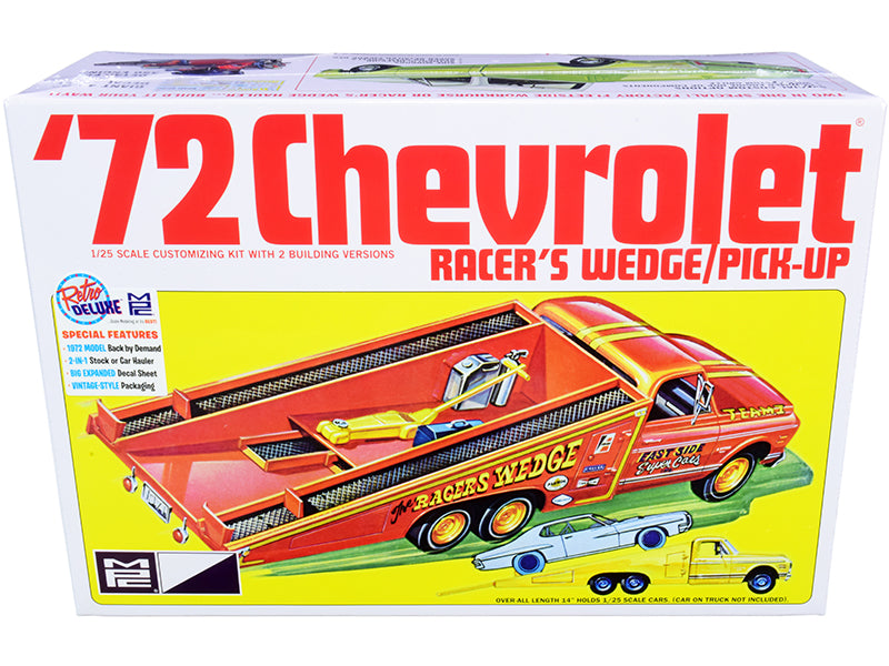 Skill 2 Model Kit 1972 Chevrolet Pickup Truck Racer'S Wedge 2-In-1 Kit 1/25 Scale Model By Mpc