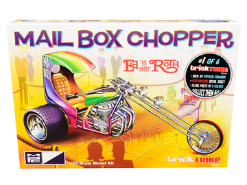 Skill 2 Model Kit Mail Box Chopper Trike (Ed ''Big Daddy'' Roth'S) ''Trick Trikes'' Series 1/25 Scale Model By Mpc