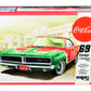 Skill 3 Snap Model Kit 1969 Dodge Charger Rt ''Coca-Cola'' 1/25 Scale Model By Mpc