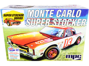 Skill 2 Model Kit 1971 Chevrolet Monte Carlo Super Stocker 1/25 Scale Model By Mpc