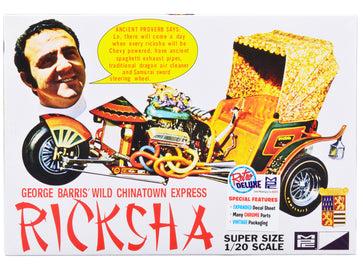 Skill 2 Model Kit George Barris' Wild Chinatown Express Ricksha 1/20 Scale Model By Mpc