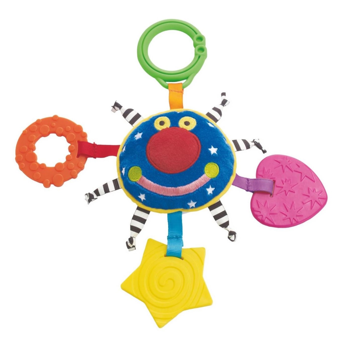 Manhattan Toy Whoozit Orbit Teether Soft Activity And Travel Toy