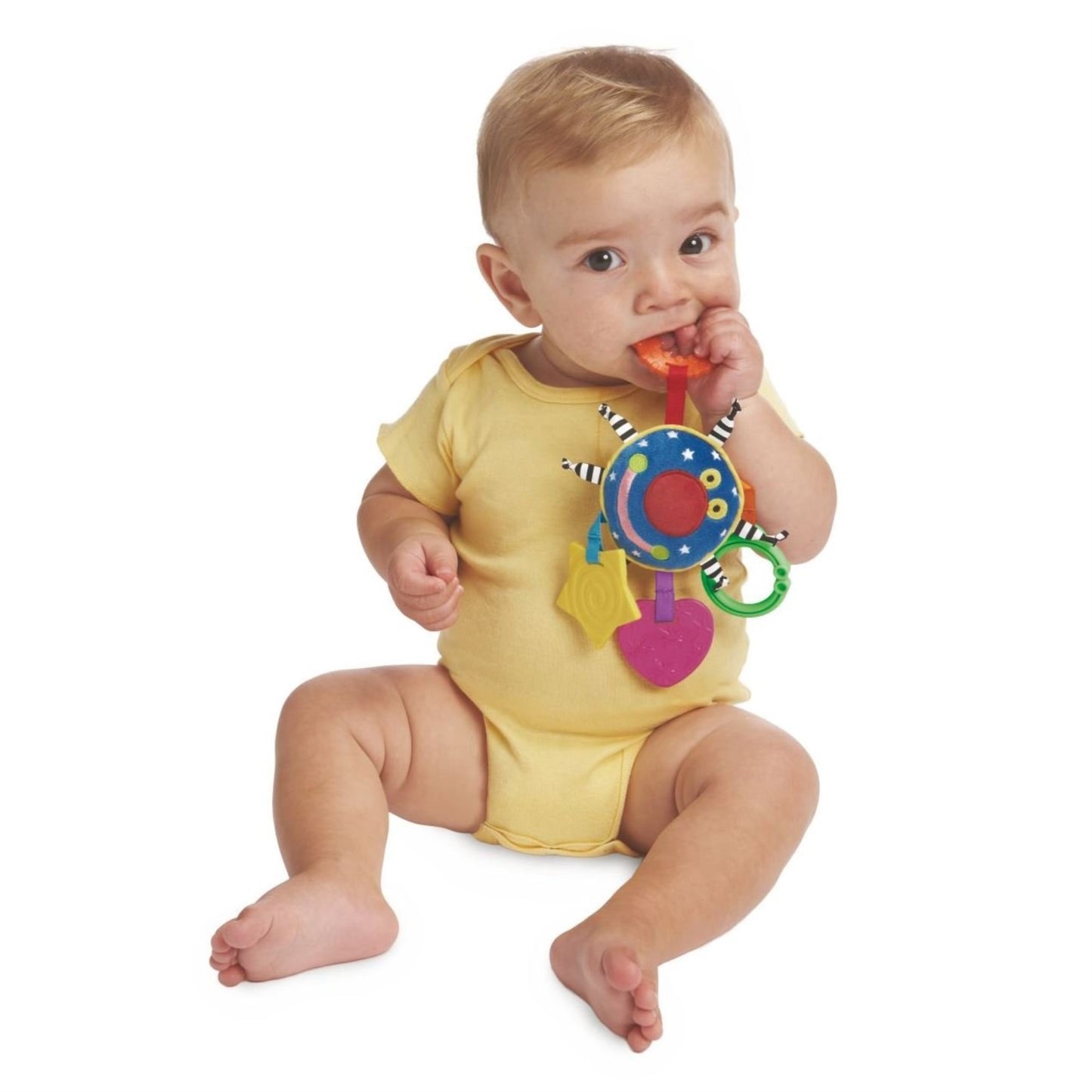 Manhattan Toy Whoozit Orbit Teether Soft Activity And Travel Toy