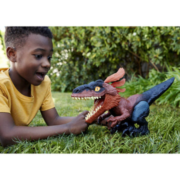 Mattel Jurassic World Dominion Uncaged Ultimate Pyroraptor Dinosaur Toy, Action Figure With Interactive Motion And Sound