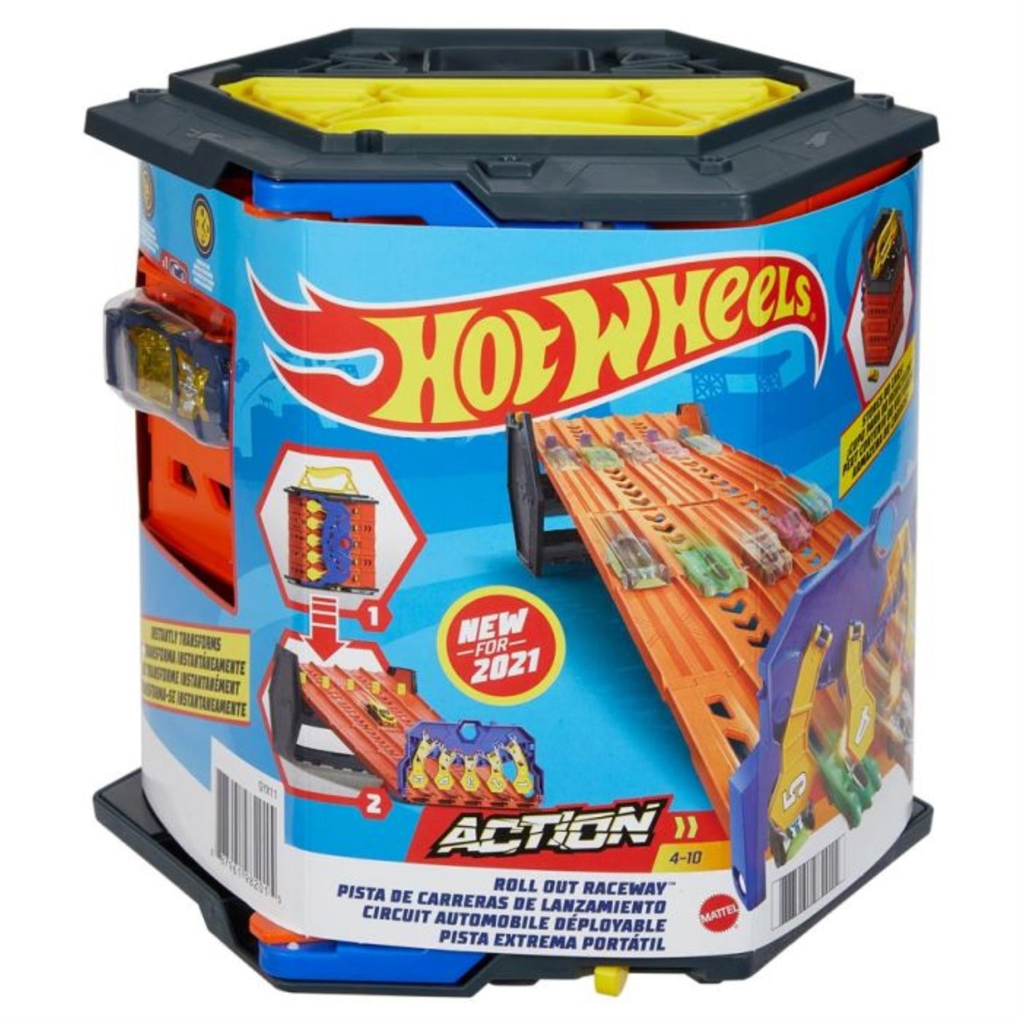 Hot Wheels: Roll Out Raceway Track Set (2)-like New