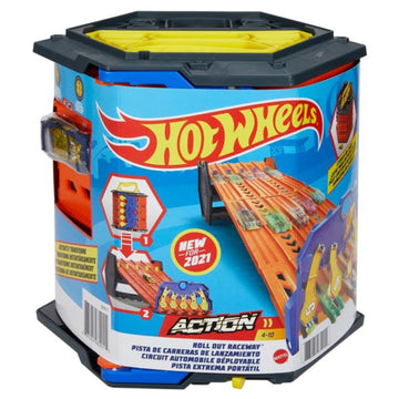 Hot Wheels: Roll Out Raceway Track Set (2)-like New