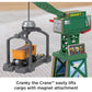 Thomas & Friends Wooden Railway Toy Train Set Brendam Docks Wood Playset With Cranky The Crane For Preschool Kids Ages 3+ Years