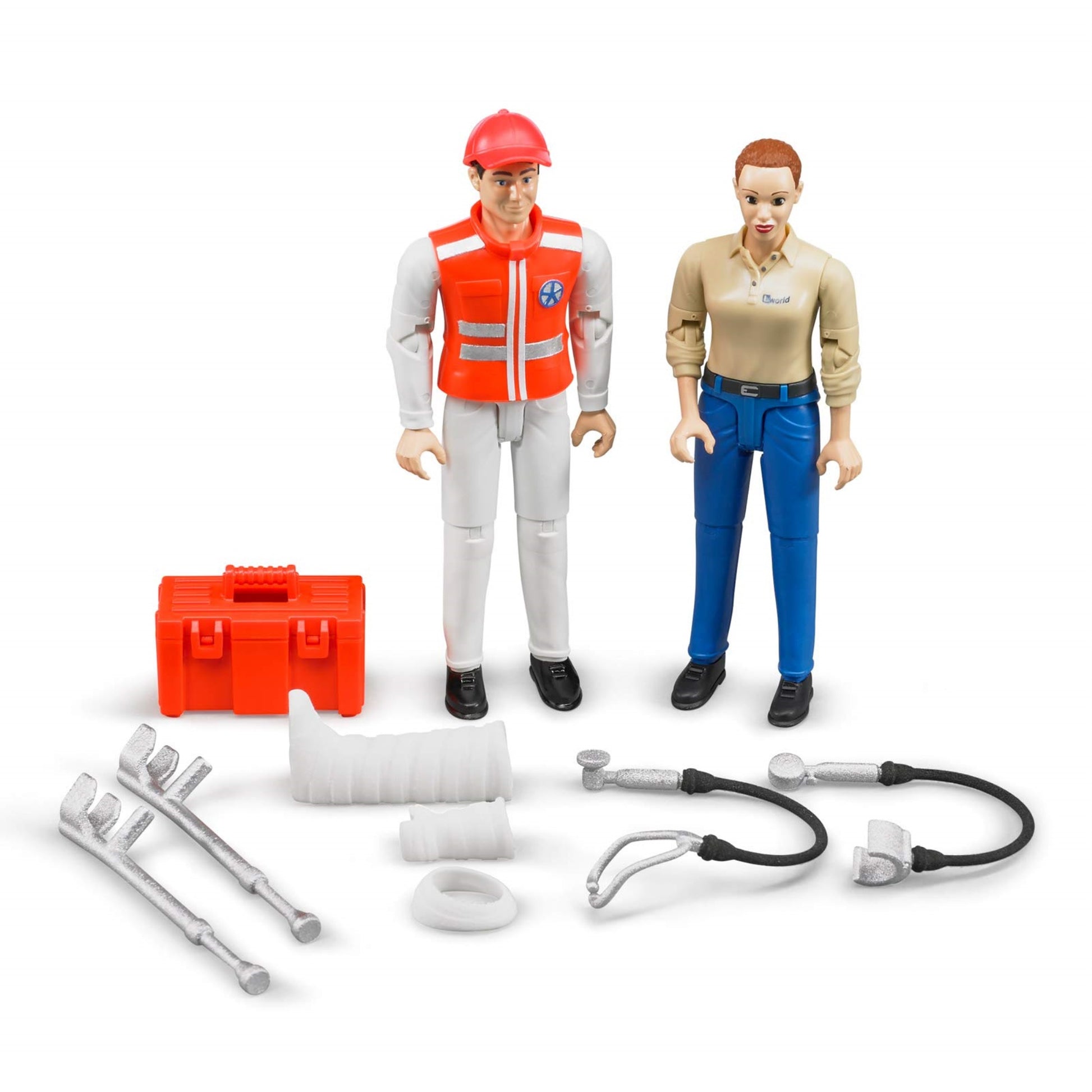 Bruder 62710 bworld Figure Set Ambulance Toy Figure