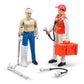 Bruder 62710 bworld Ambulance Toy Figure Set - Small Blue ABS Model