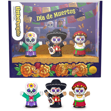 Little People Collector Da De Muertos 2022 Special Edition Set In A Display Package, 3 Figures In Traditional Dress