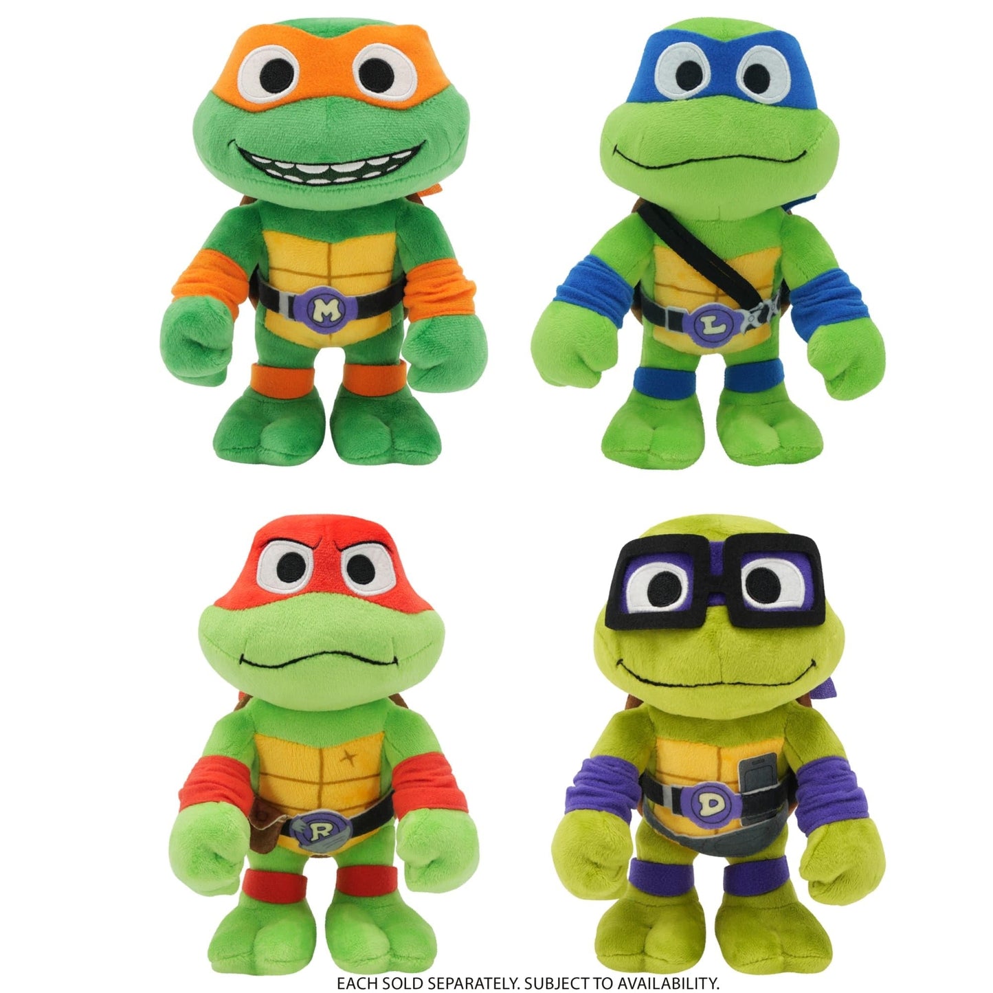 Tmnt: Basic Plush Ast (6)-like New