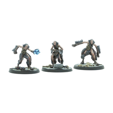 Modiphius Entertainment: The Elder Scrolls: Call To Arms: Hagraven Coven - 3 Figures, 32Mm Unpainted Resin Rpg Miniatures, Scenic Bases, Chapter 4