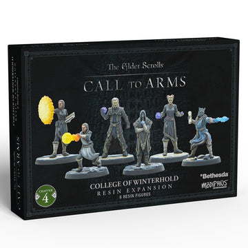 Modiphius: The Elder Scrolls: Call To Arms: College Of Winterhold - 6 Figure Resin Expansion, Chapter 4, Unpainted, 32Mm Miniatu