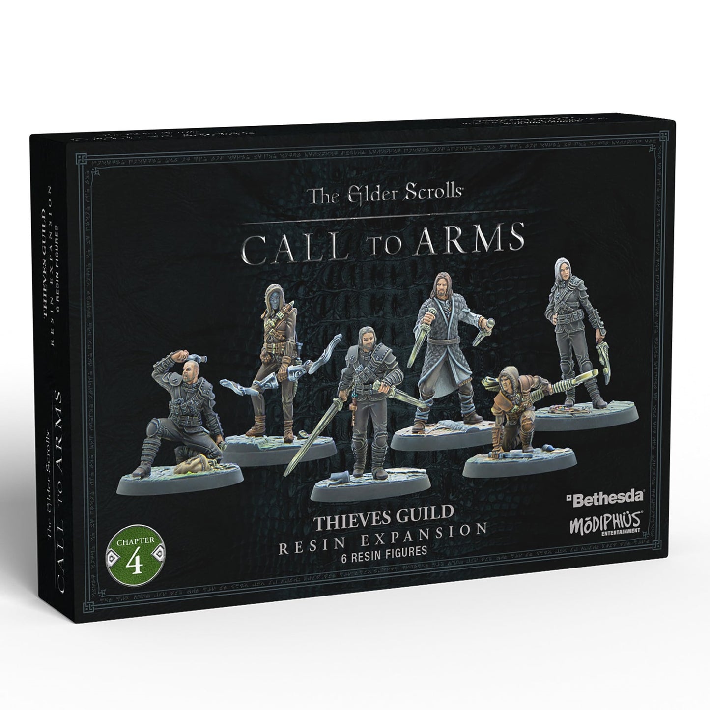 Modiphius: The Elder Scrolls: Call To Arms: Thieves Guild - 6 Figure Resin Expansion, Chapter 4, Unpainted, 32Mm Miniatures With