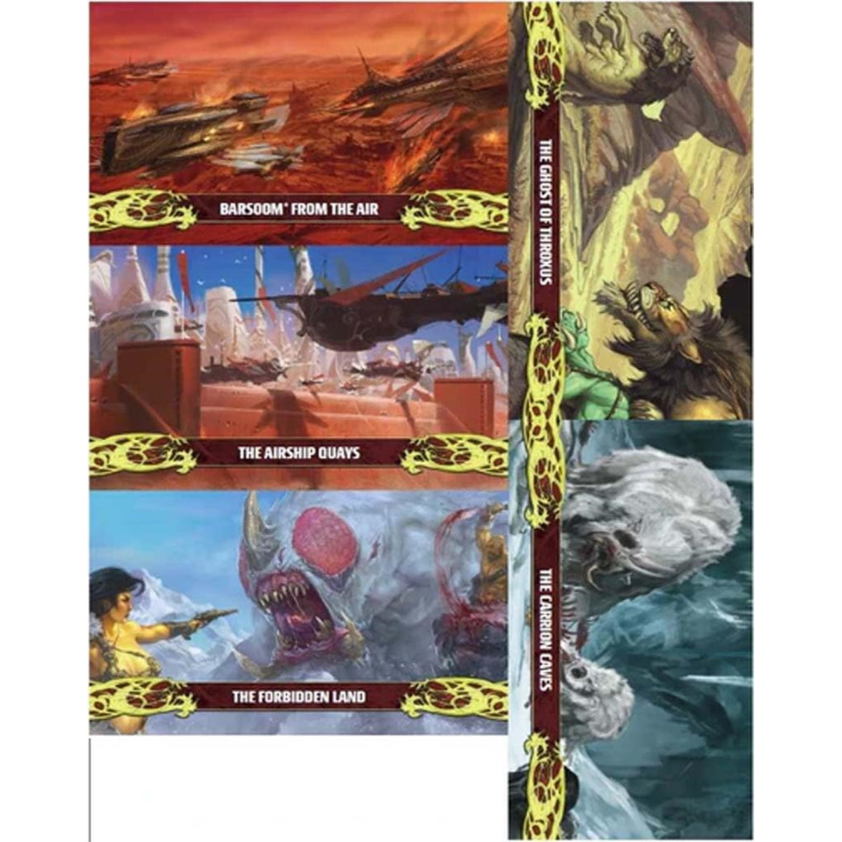 Modiphius OHN Carter of Mars  Landscape Art Location Deck (John Carter RPG Access.)