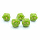 Modiphius Star Trek Adventures Captain Kirk's Tunic Dice Set - 6 Piece, Green, Plastic (MUH052045)
