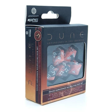 Modiphius Dune Rpg Dice Set - Harkonnen,Multi