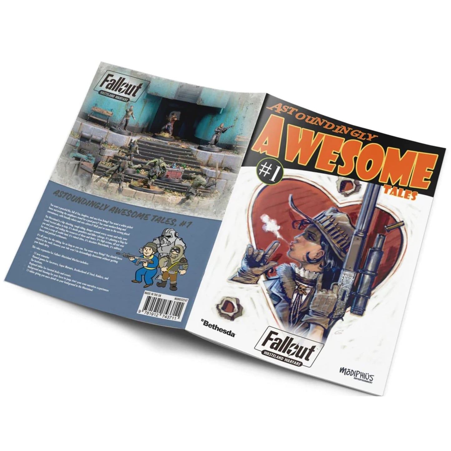 Impressions Falloutwasteland Warfare: Astoundingly Awesome Tales: Chapter 1 - Expansion Rpg Paperback Book (Muh052247)