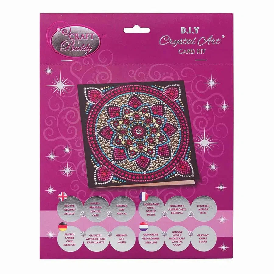 Mandala Crystal Art Card Kit Craft Buddy