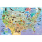 Map of the USA 35 Piece Floor Jigsaw Puzzle Cobble Hill