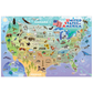 Map of the USA 48 Piece Floor Jigsaw Puzzle Cobble Hill