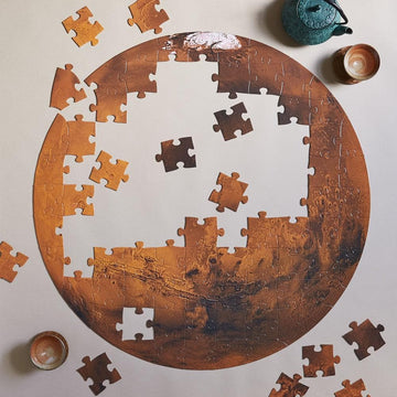 Mars 100 Piece Round Jigsaw Puzzle Chronicle
