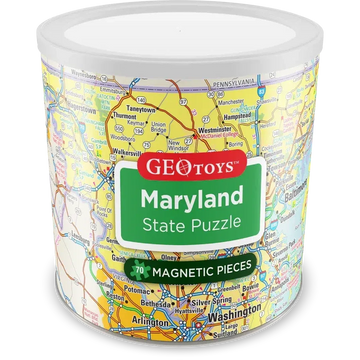 Maryland State 70 Piece Magnetic Jigsaw Puzzle Geotoys
