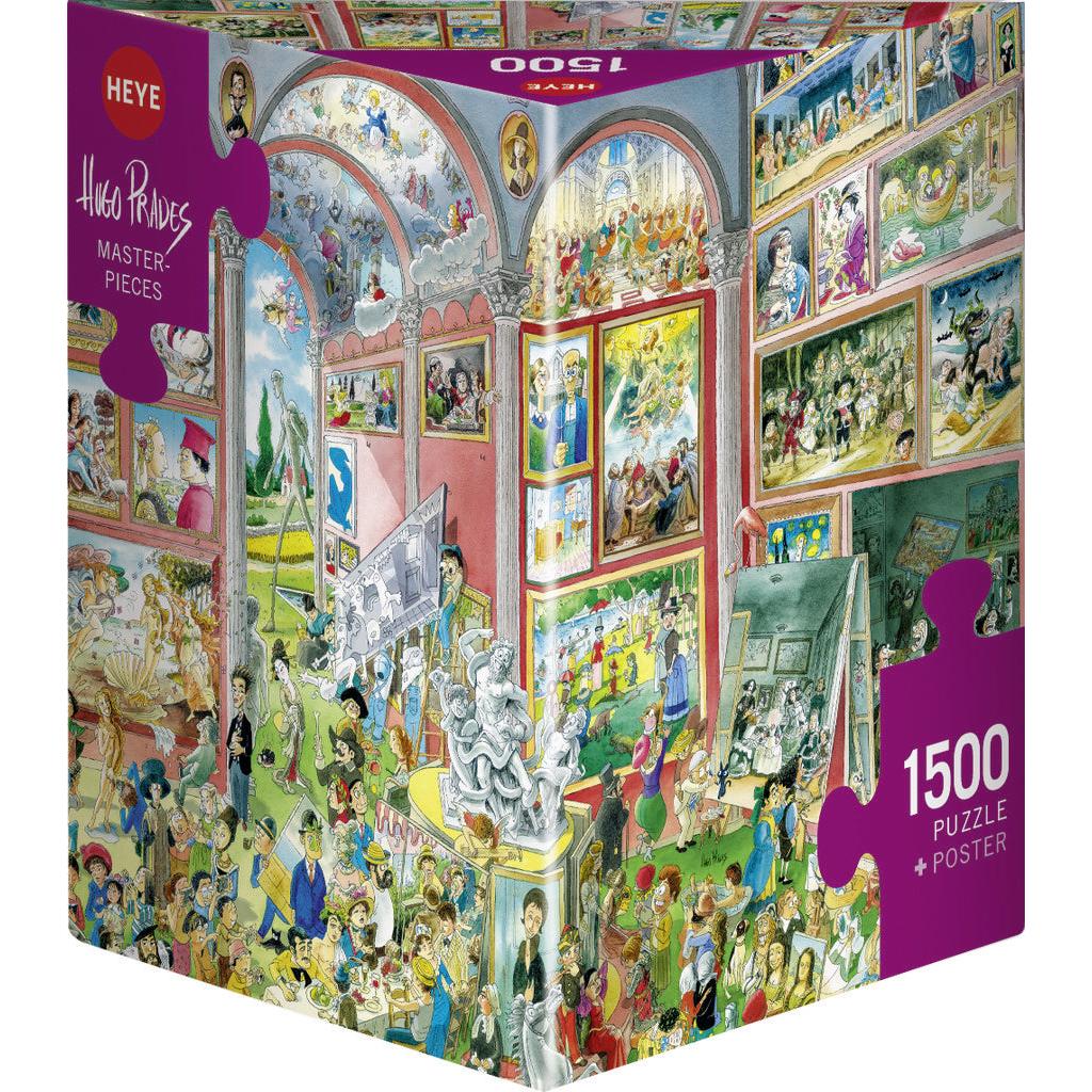 Masterpieces by Hugo Prades 1500 Piece Jigsaw Puzzle Heye