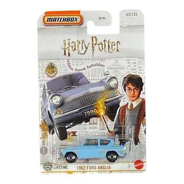 Matchbox 1962 Ford Anglia Harry Potter 42/125 Blue Die-Cast Car
