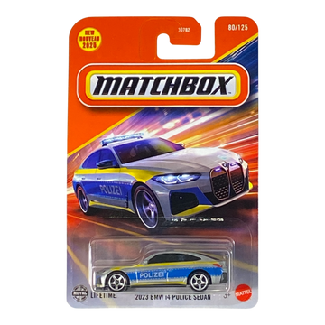 Matchbox 2023 BMW i4 Police Sedan - 2025 Matchbox Series 80/125