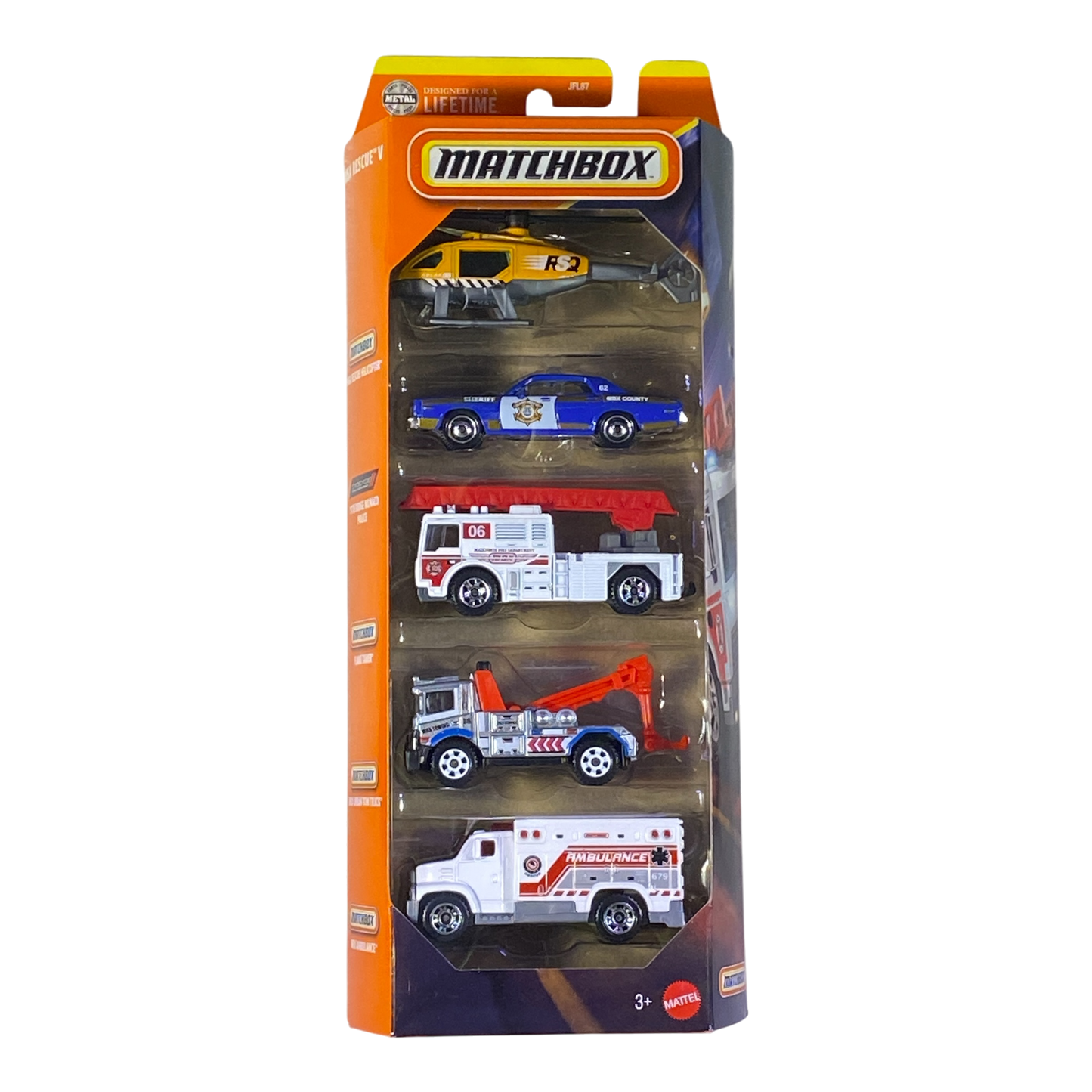 Matchbox 5 Packs - MBX Rescue V