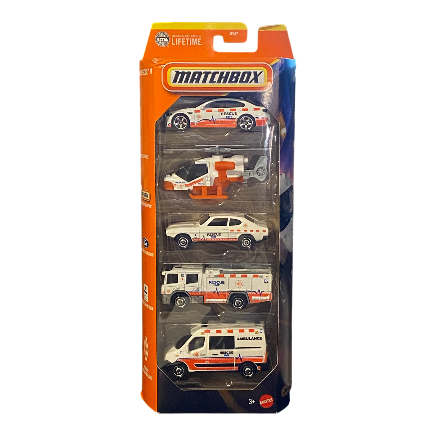Matchbox 5 Packs - MBX Rescue V