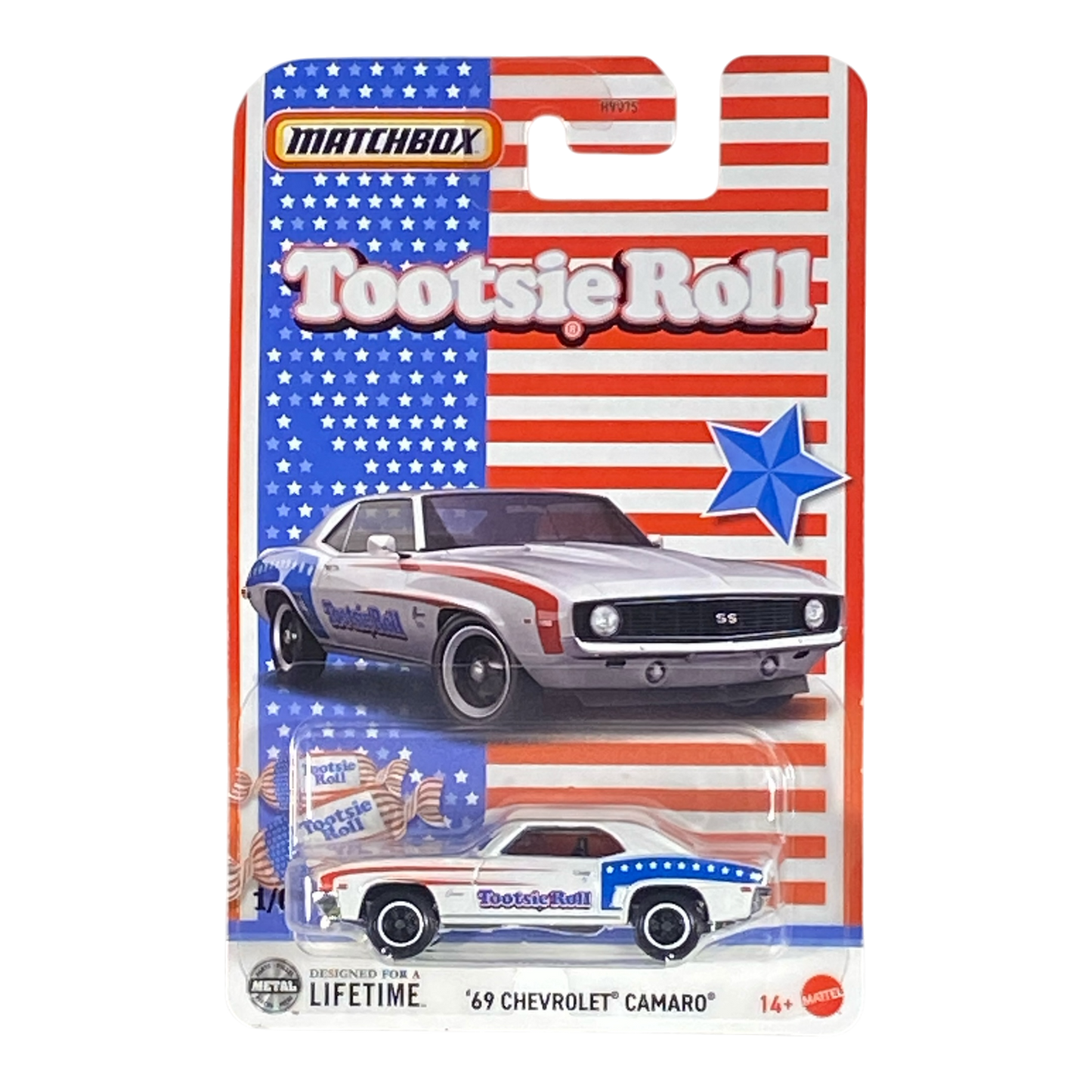 Matchbox '69 Chevrolet Camaro "Tootsie Roll" - Matchbox Candy Series 1/6