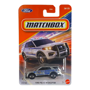 Matchbox Ford Police Interceptor | 2026 Matchbox Series 28/125