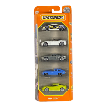 Matchbox MBX Exotic | 5 Pack Edition