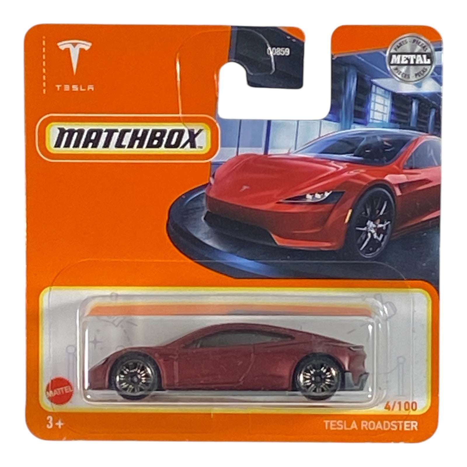 Matchbox Tesla Roadster - Matchbox Series 4/100 Short Card – Toytooth