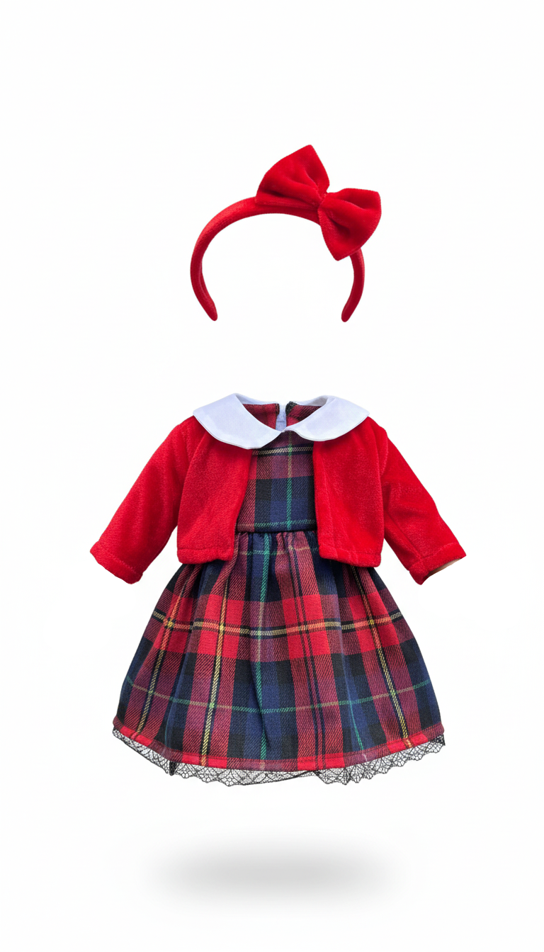 Holiday Party Dress Set For 18 inch Dolls