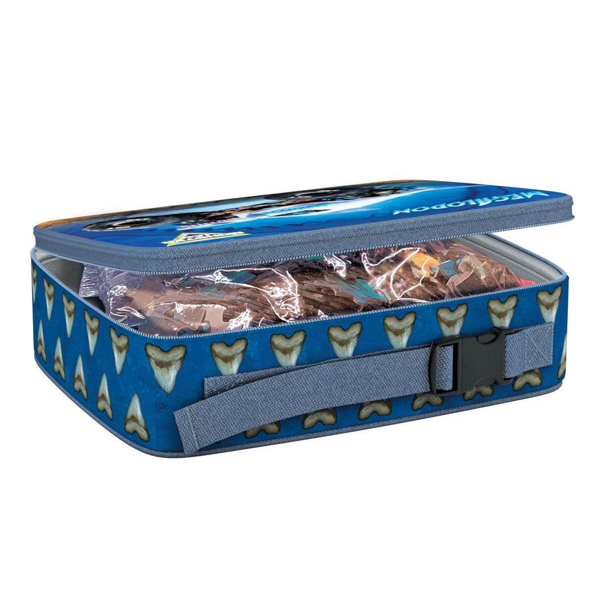 Megalodon Monster Jam Lunch Bag & 100 Piece Jigsaw Puzzle Eurographics