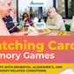 Assistex 2 in 1 Matching Card Memory Games for Seniors –  Lyric and Idiom Matching Card Games for memory loss Dementia Activities for Seniors – Alzheimer's Activities