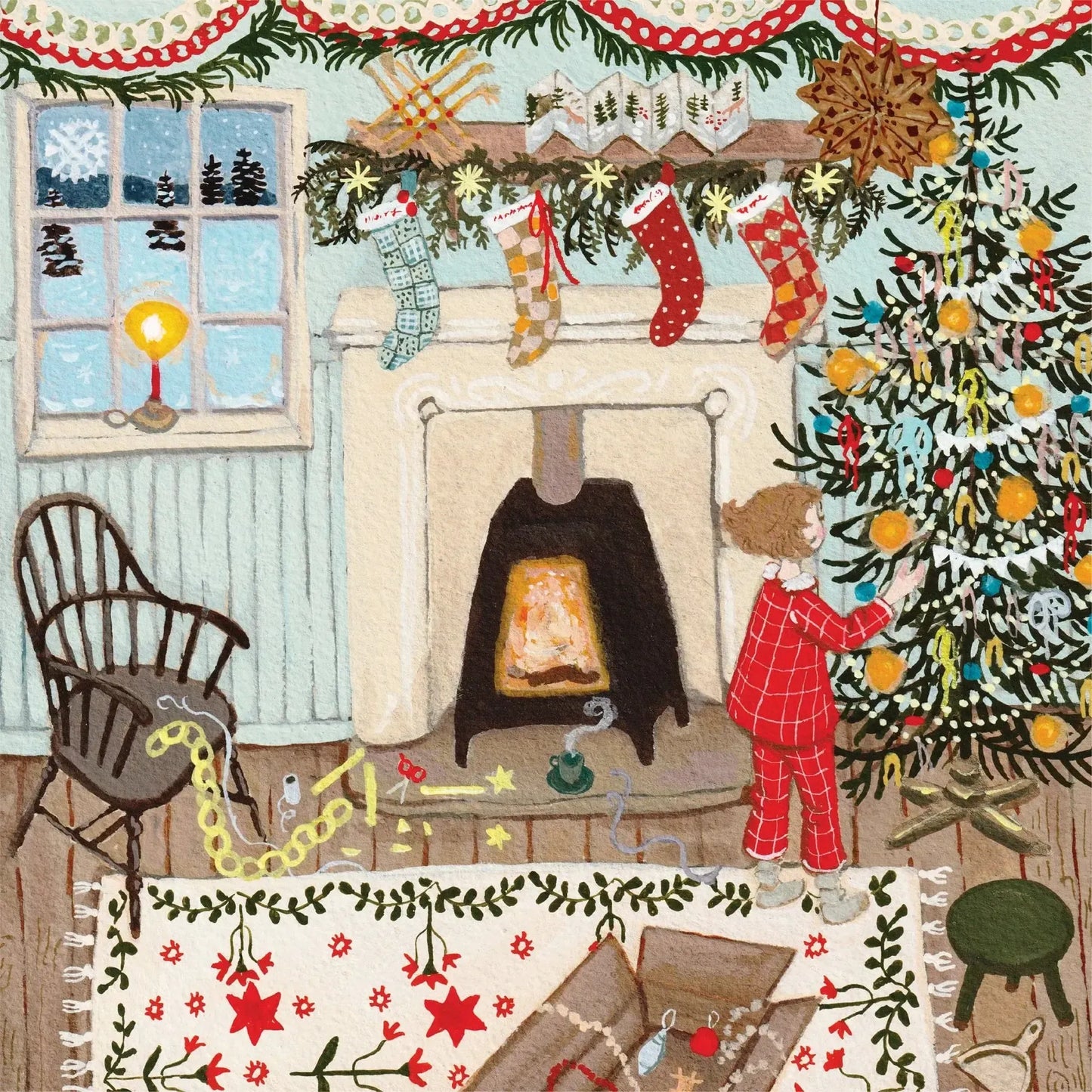 Merry & Bright by Loré Pemberton 500 Piece Jigsaw Puzzle NYPC